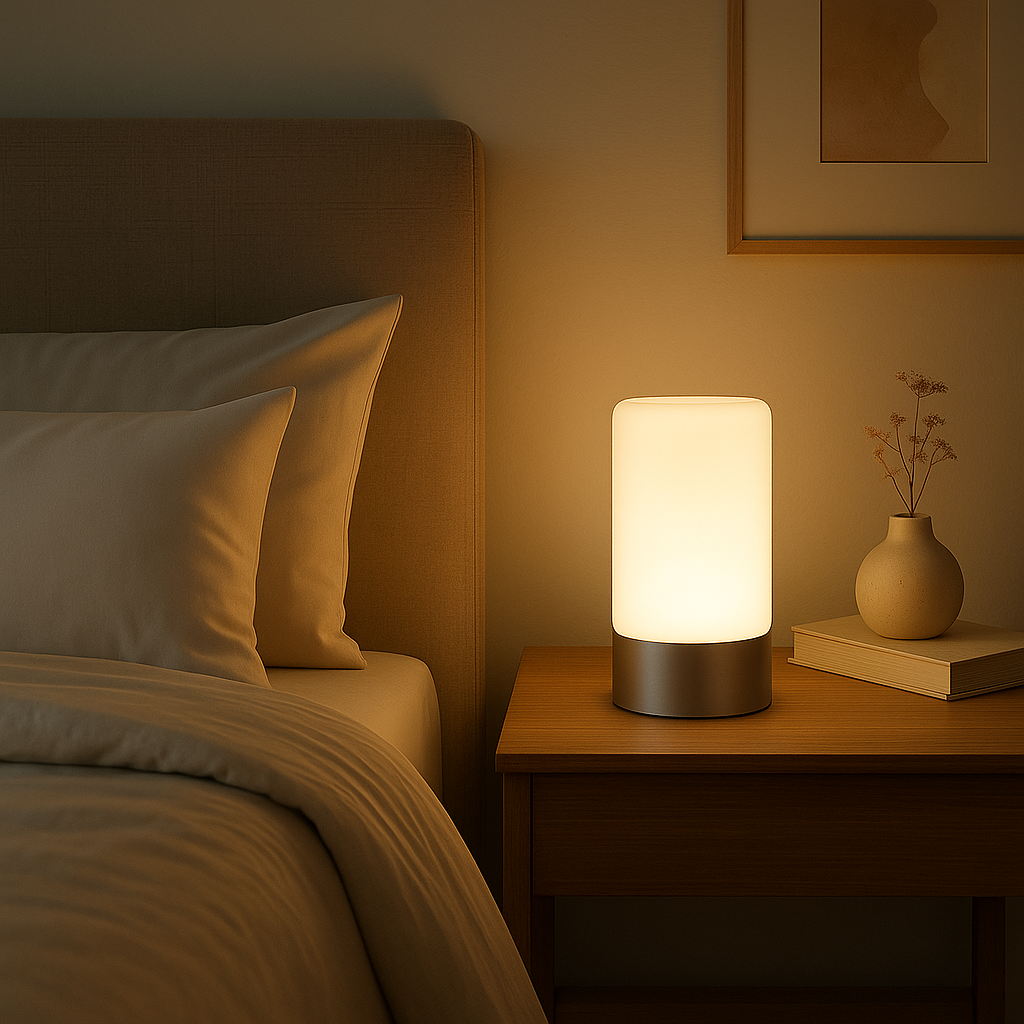 LED Bedside Lamp with Touch Dimmer for Bedroom and Living Room